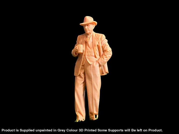 S3Ds0064 Male And Pint Mug Ww2 Era Figure