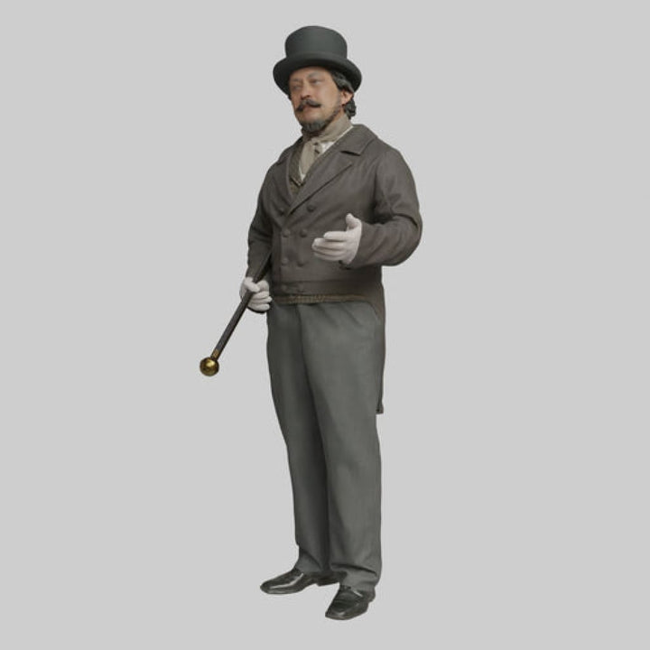 132s-0107 Victorian Male Figure