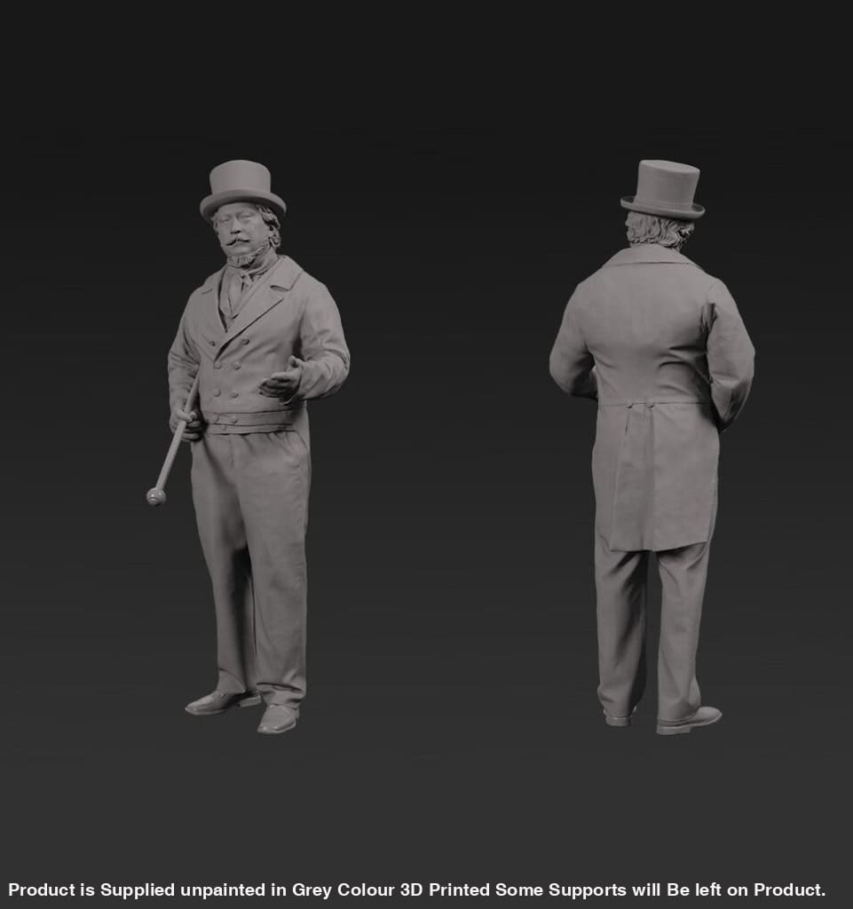 132s-0107 Victorian Male Figure