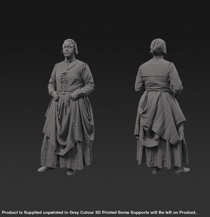 132s-0116 Medieval female Figure