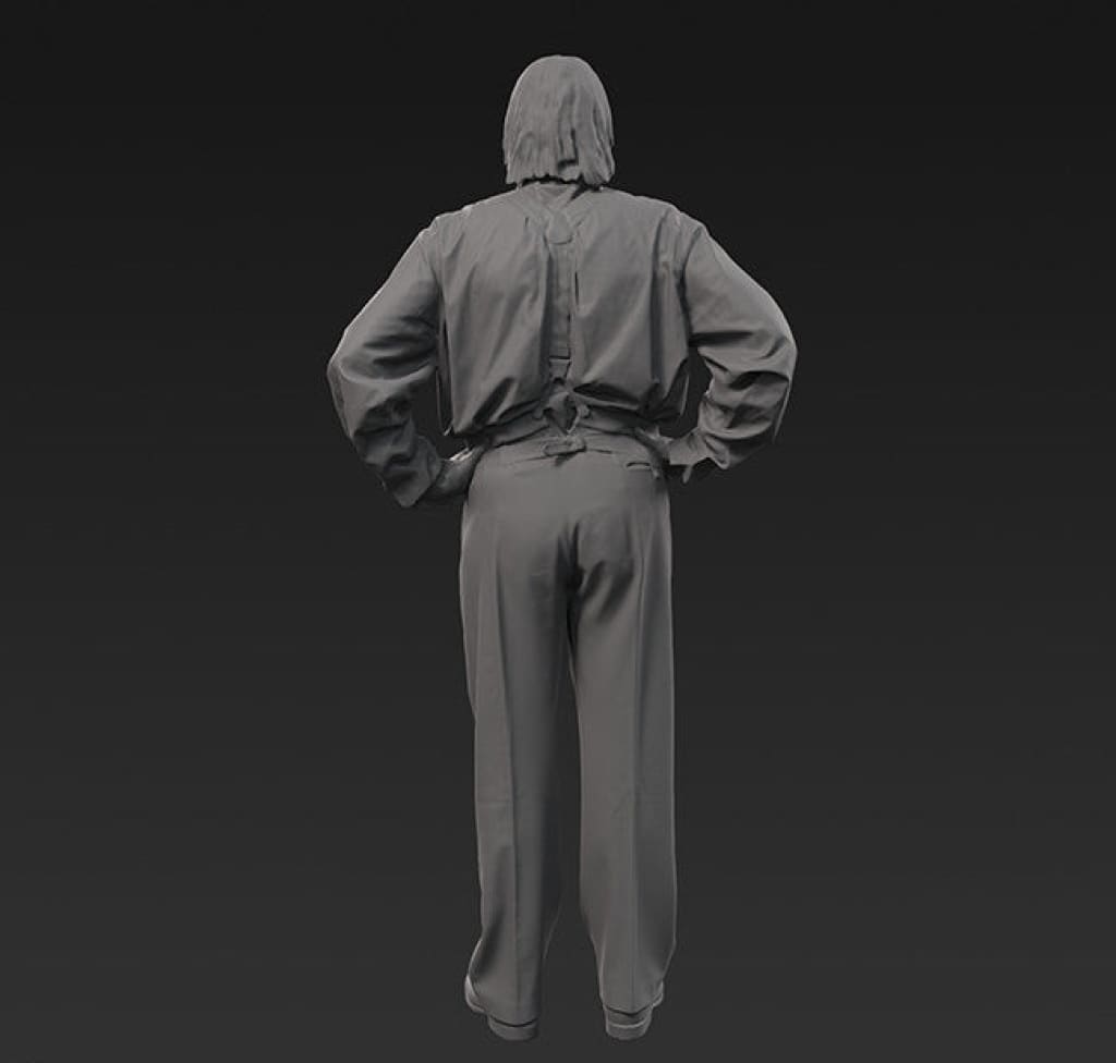 132s-0121 1900’s Smart Male Figure