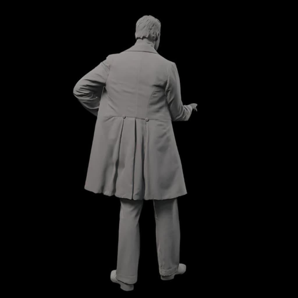 132s-0122 Elegant 1900’s Male Figure