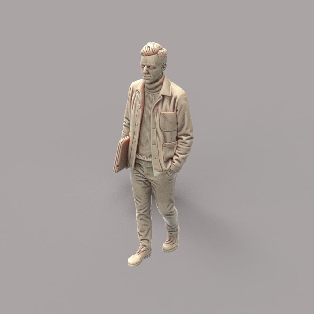 MM4177 Male Office Worker Figure