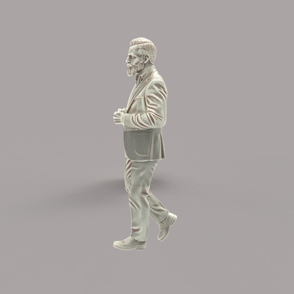 MM4183 Office Male Walking Figure