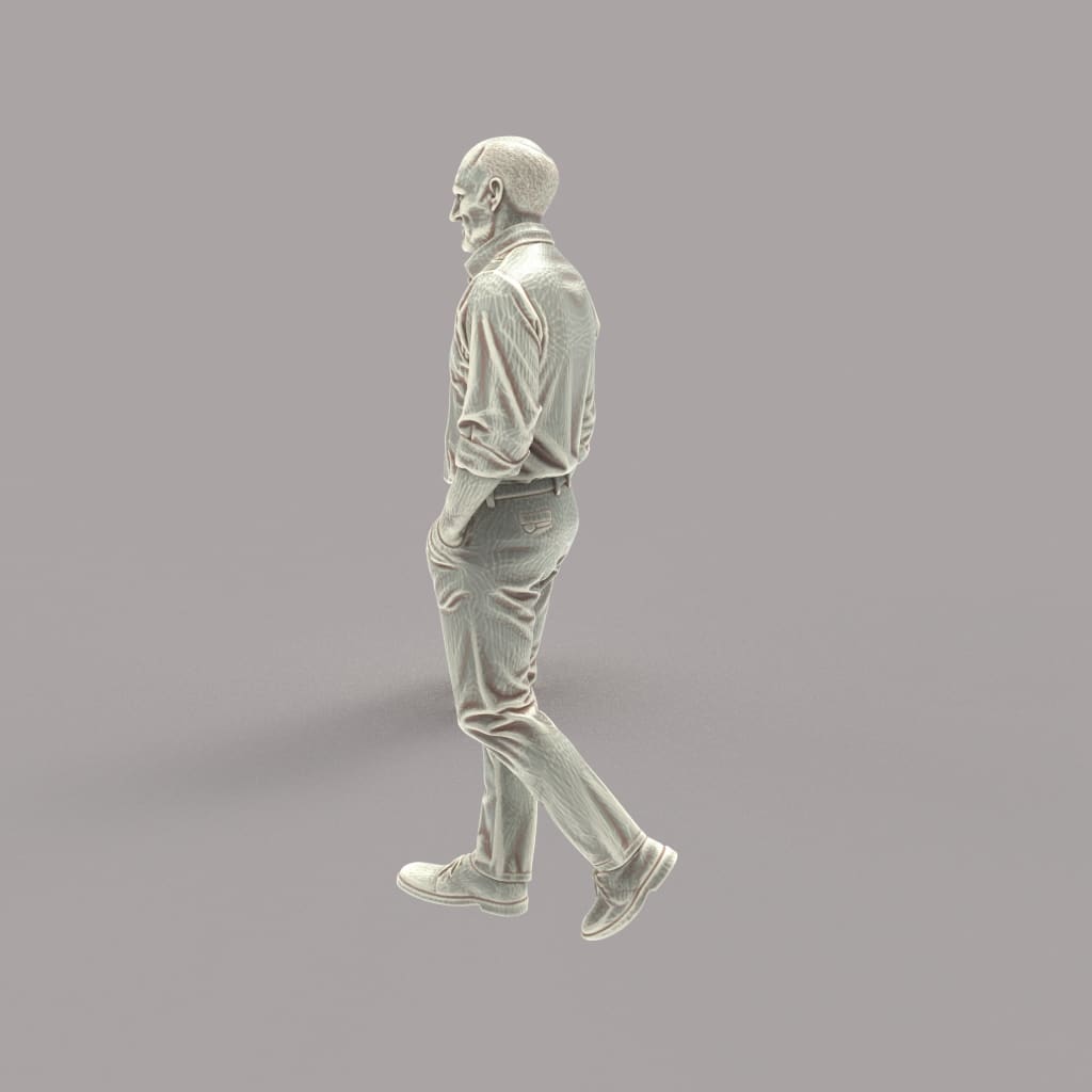 MM4184 Office Male Walking Figure