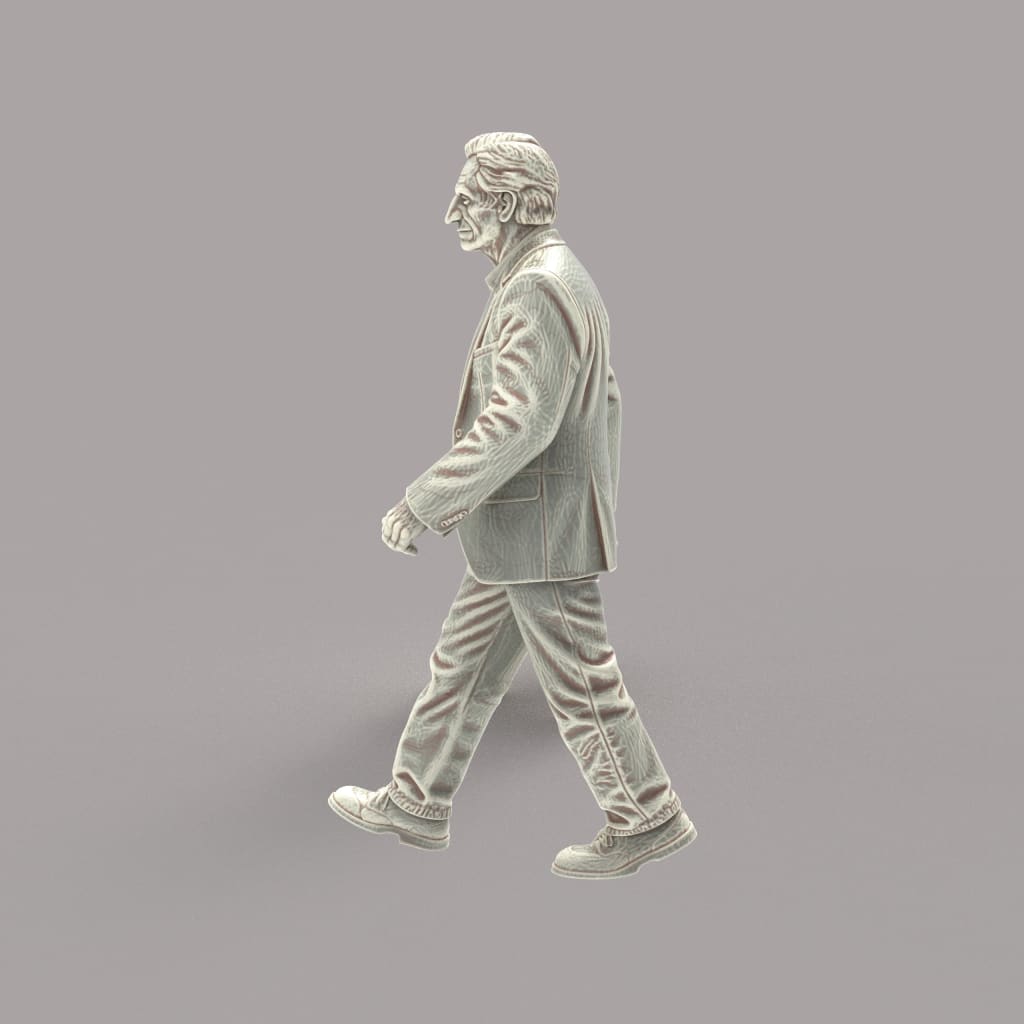 MM4185 Office Male Walking Figure
