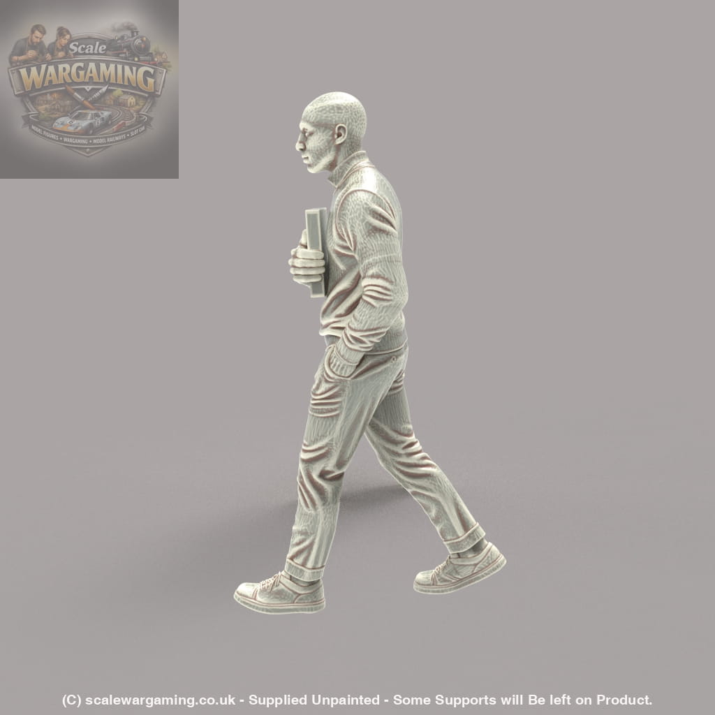 MM4188 Bald Male Walking Figure
