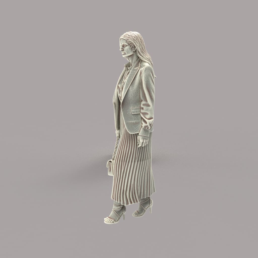 MM4191 Female in Pletted Skirt Figure