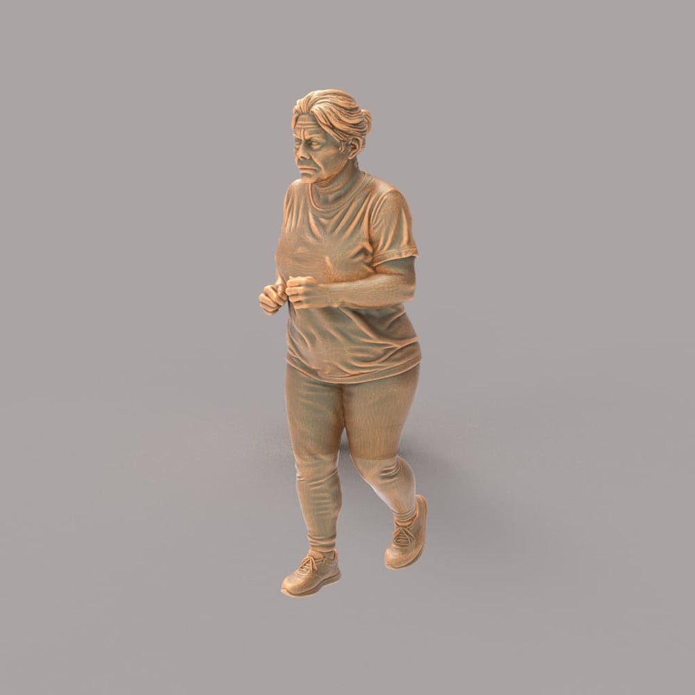 MM4201 Older Female Jogging Figure