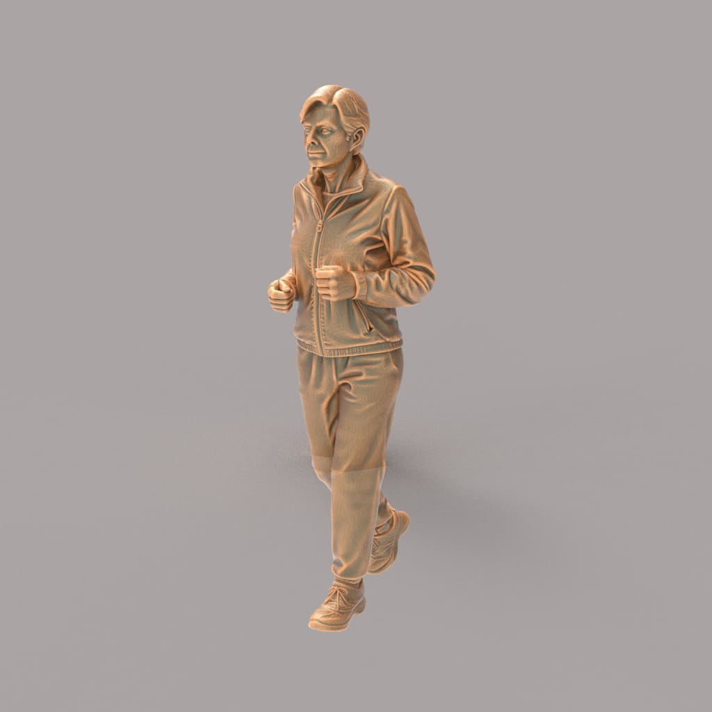 MM4202 Female in Jogging Suit Figure