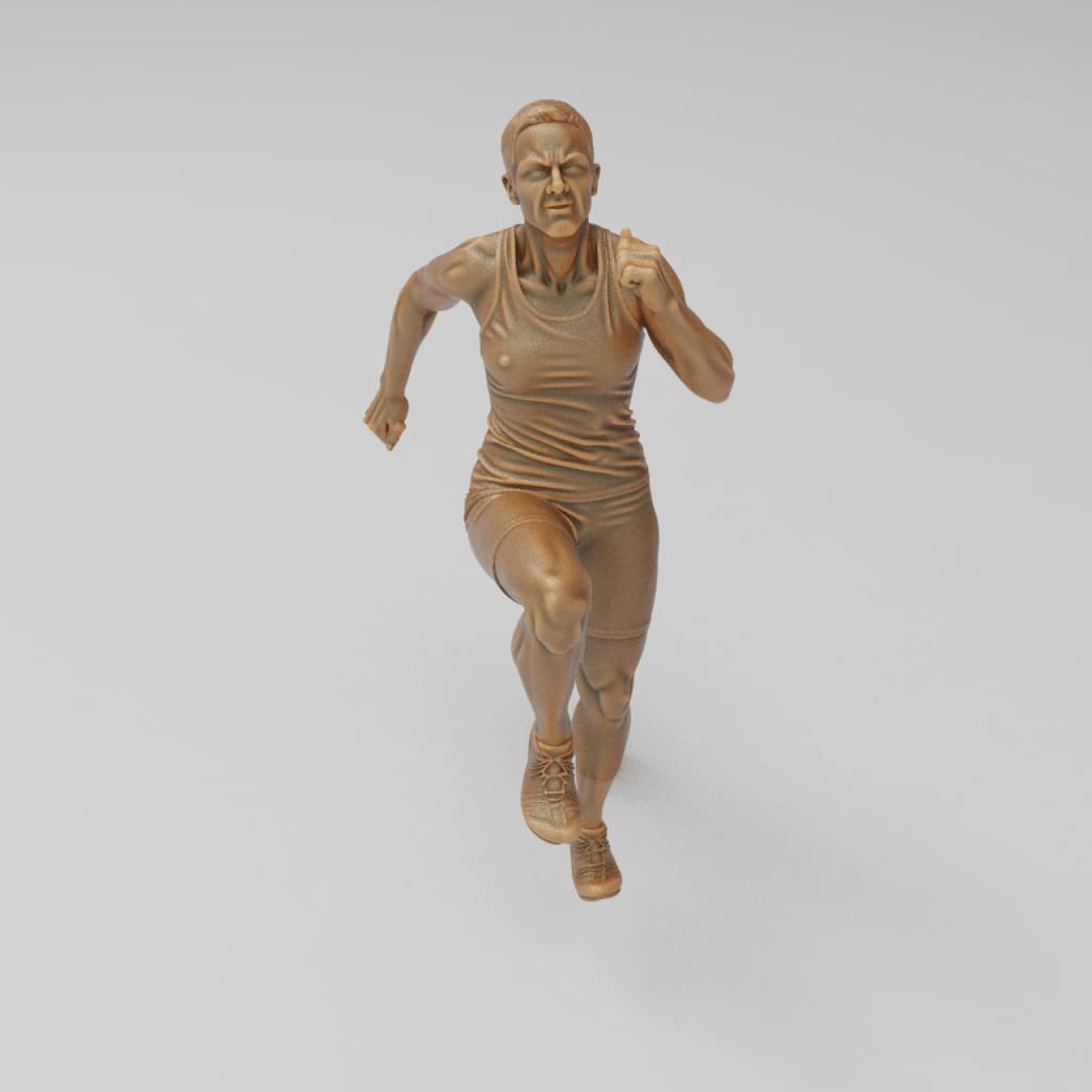 MM4211 Young Female Sprinting Figure
