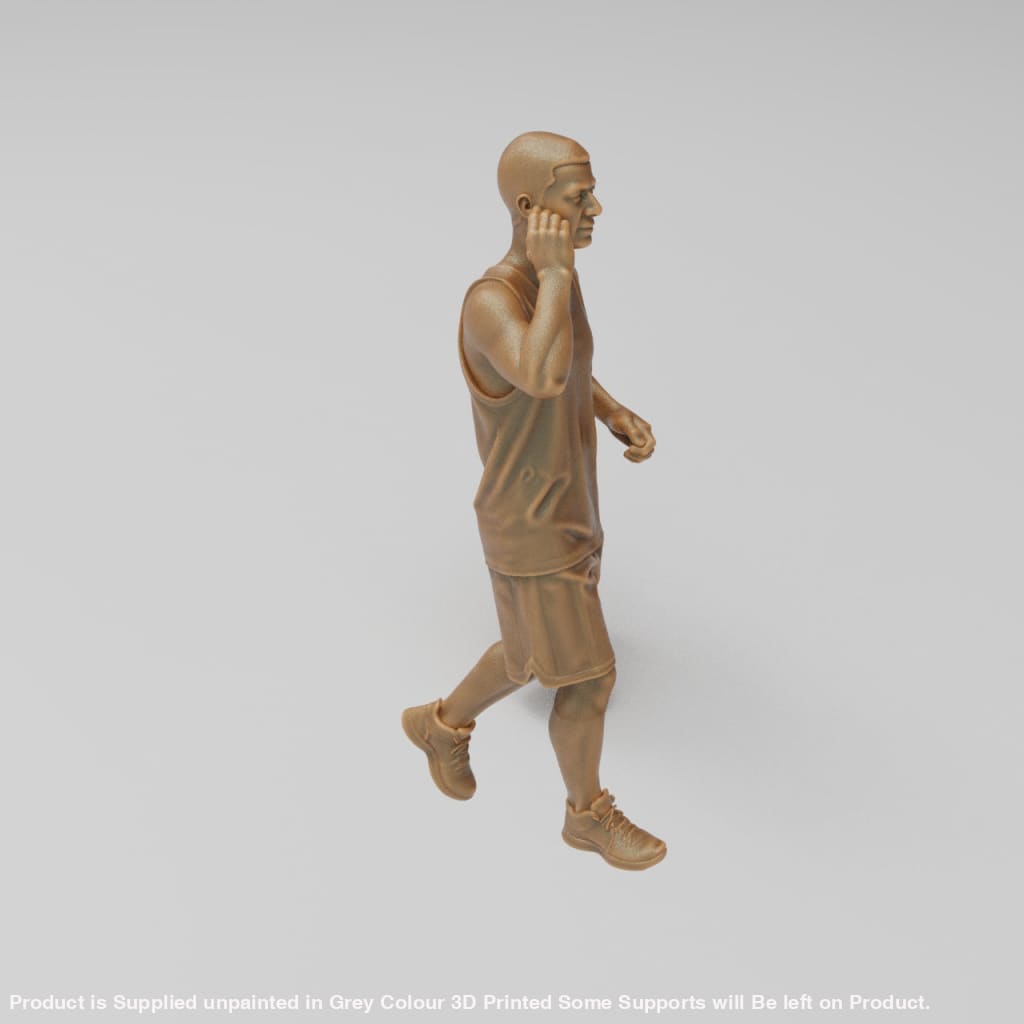 MM4216 Runner on Phone Figure