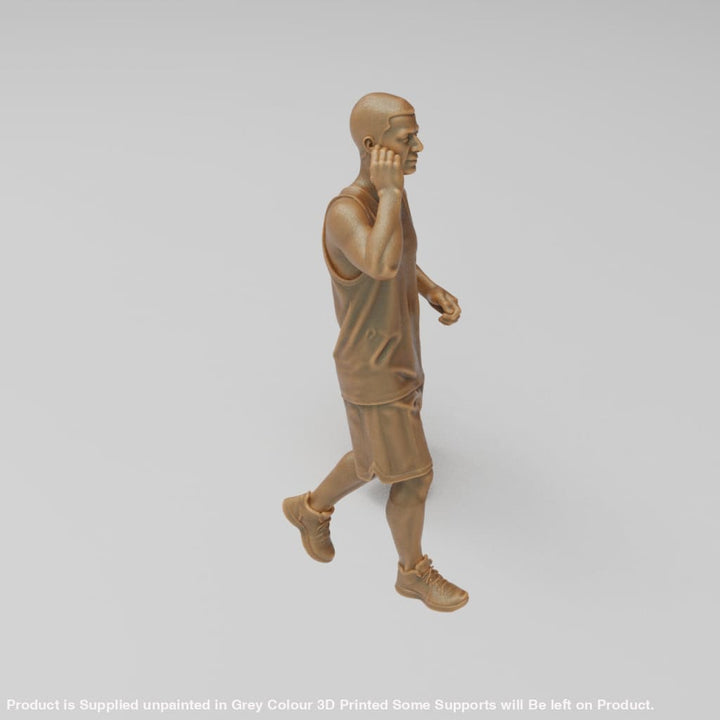 MM4216 Runner on Phone Figure