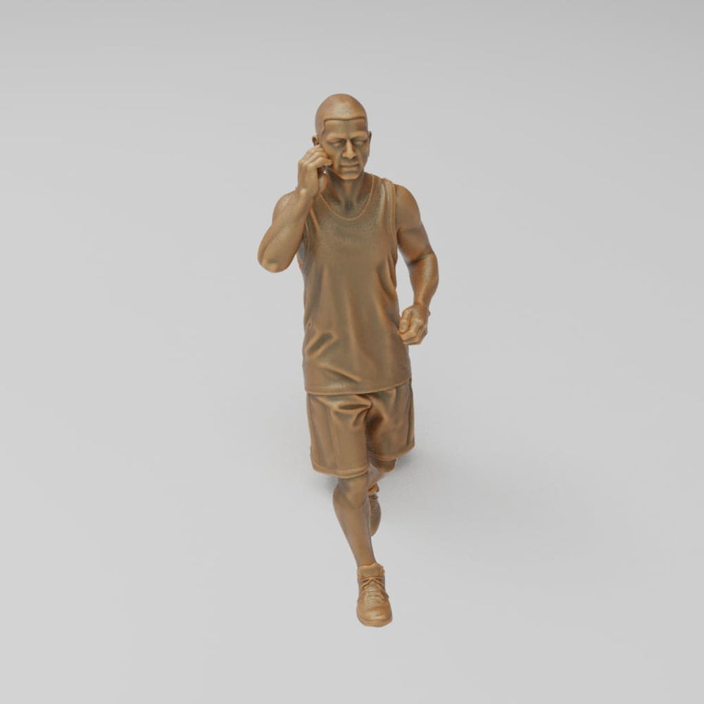 MM4216 Runner on Phone Figure