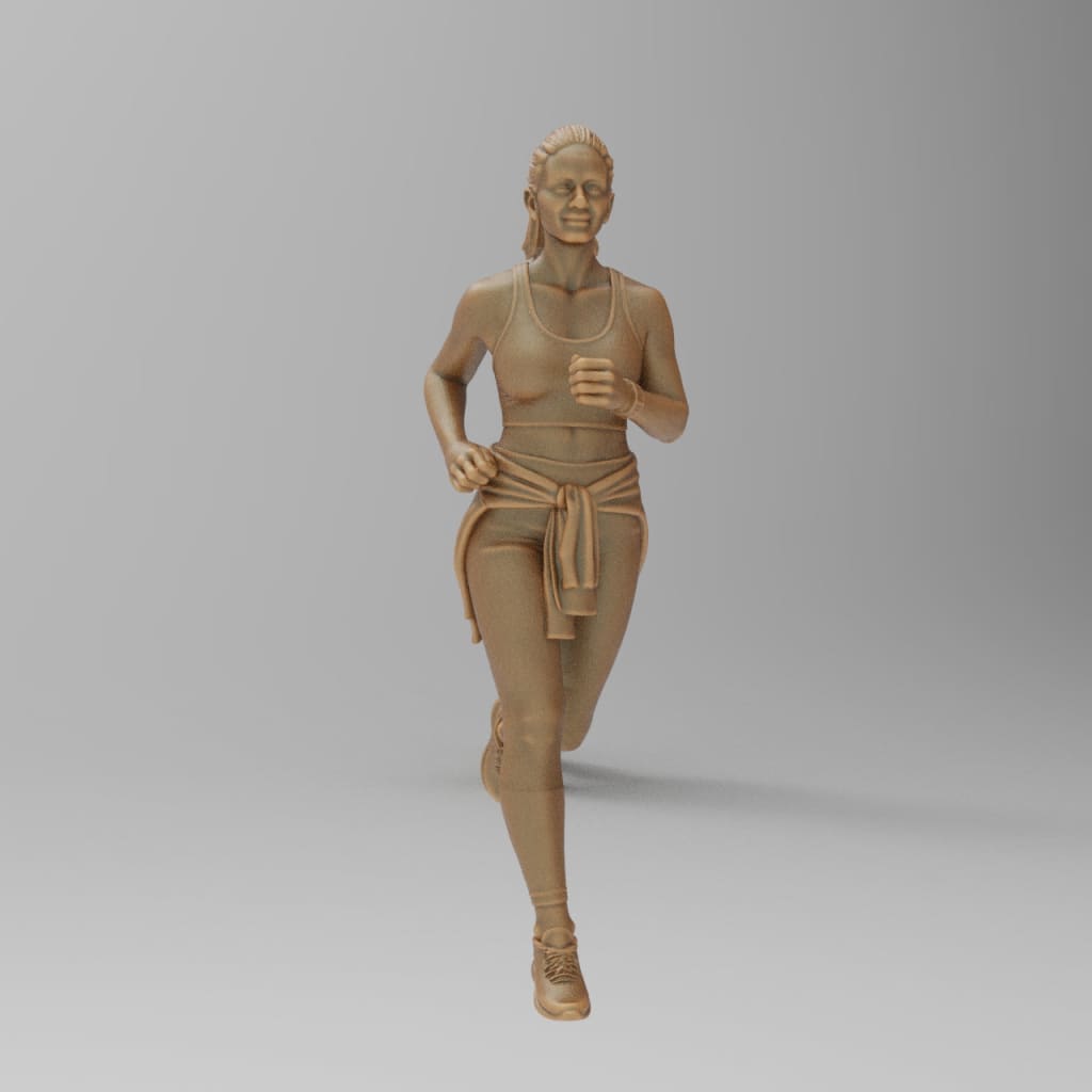 MM4221 Lady running Figure
