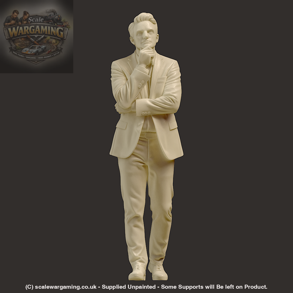 MM4255 Male in Suit Pondering Life - Figure