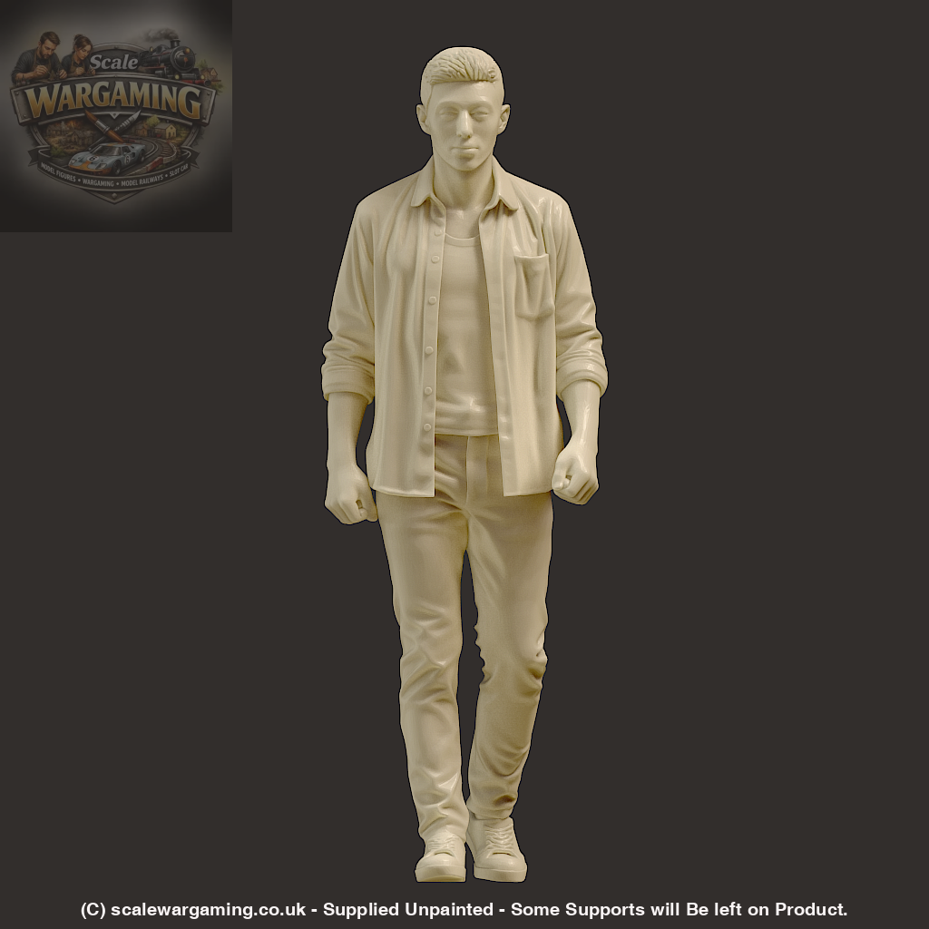 MM4259 Male out walking - Figure