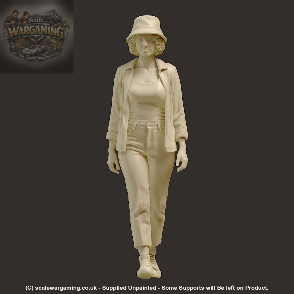 MM4266 Older Female out walking - Figure