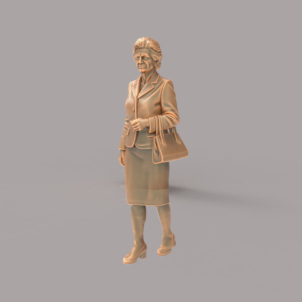 MM4271 Female with Handbag Figure