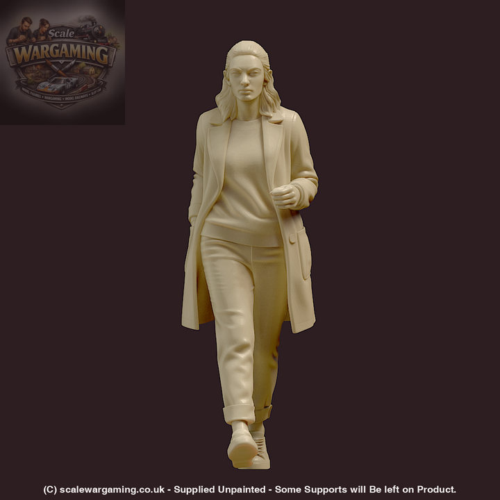 MM4276 Female Office Working Walking Figure
