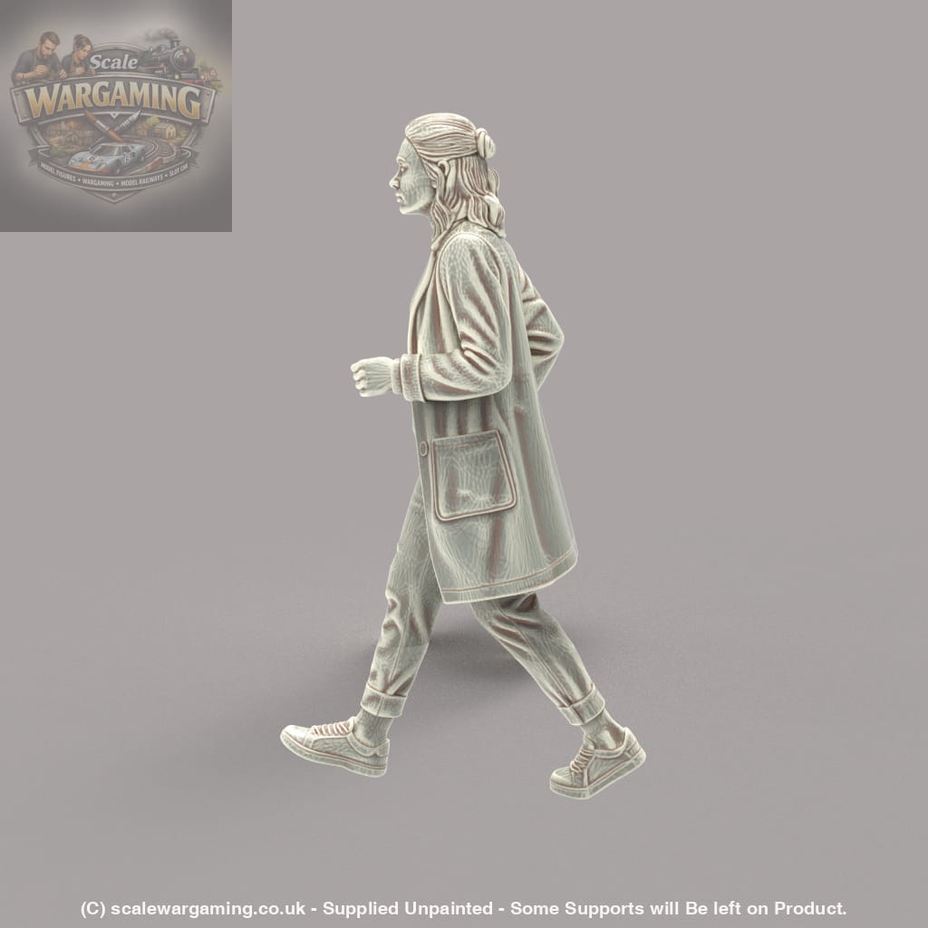MM4276 Female Office Working Walking Figure