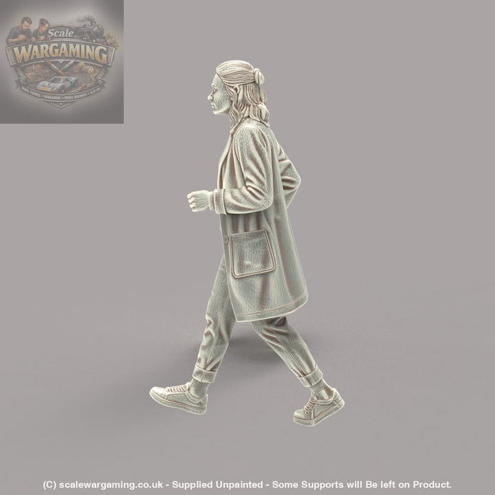 MM4276 Female Office Working Walking Figure