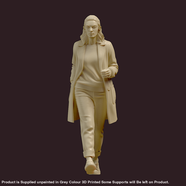 MM4276 Female Office Working Walking Figure