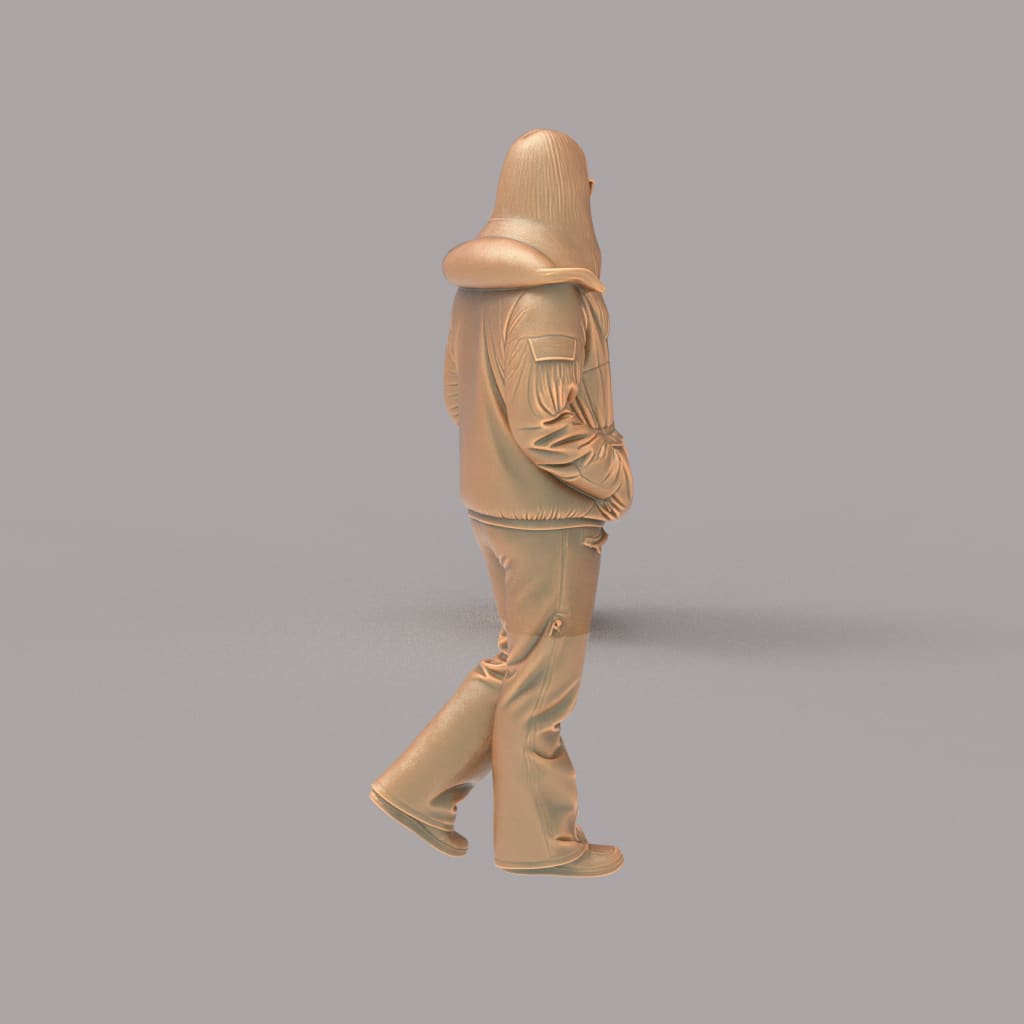 MM4277 Female Truck Driver Figure