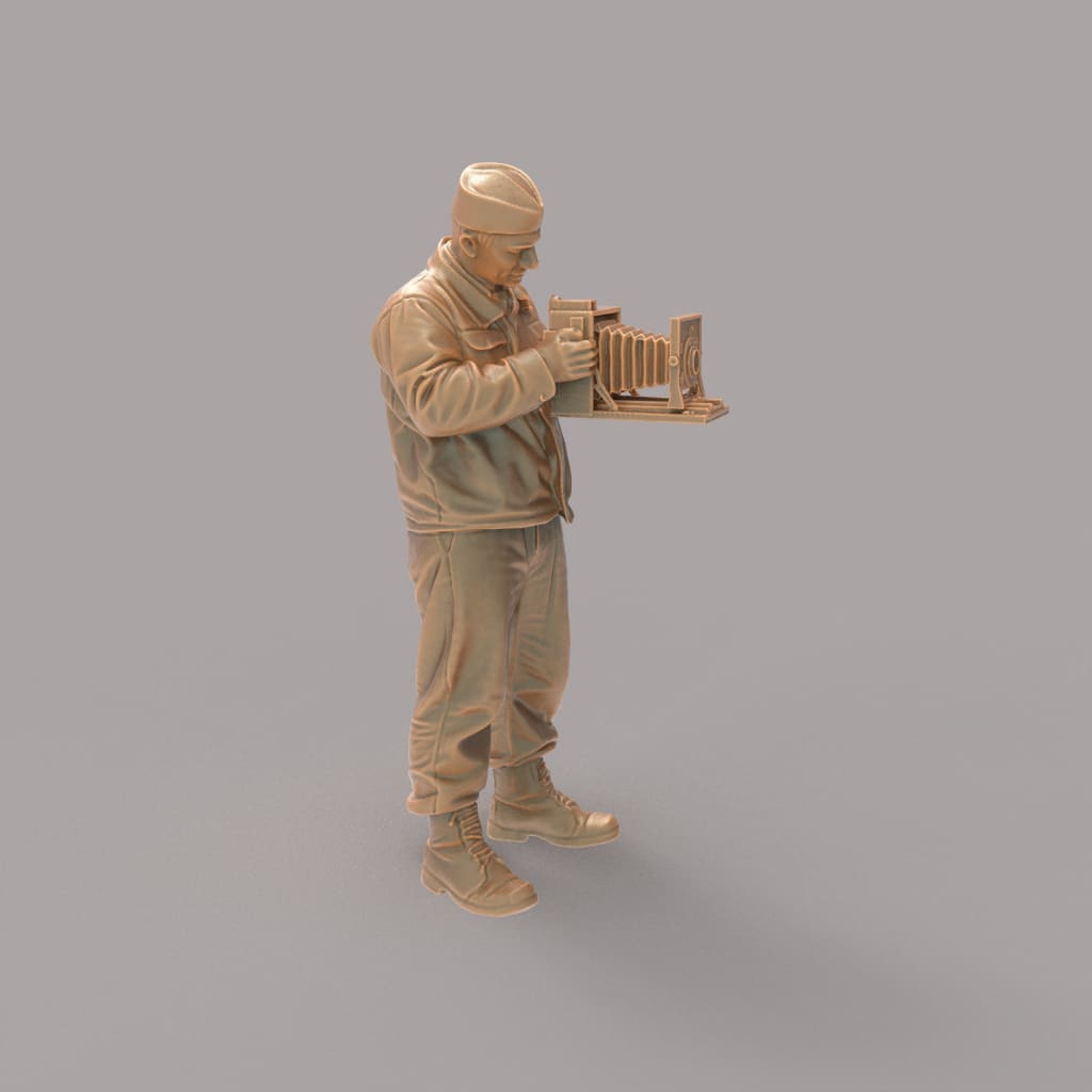 MM4281 WW2 Combat Photographer A Figure