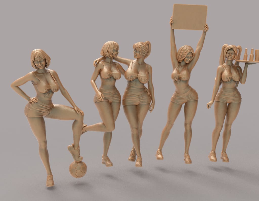 MM4282 Hooter Girls Figure