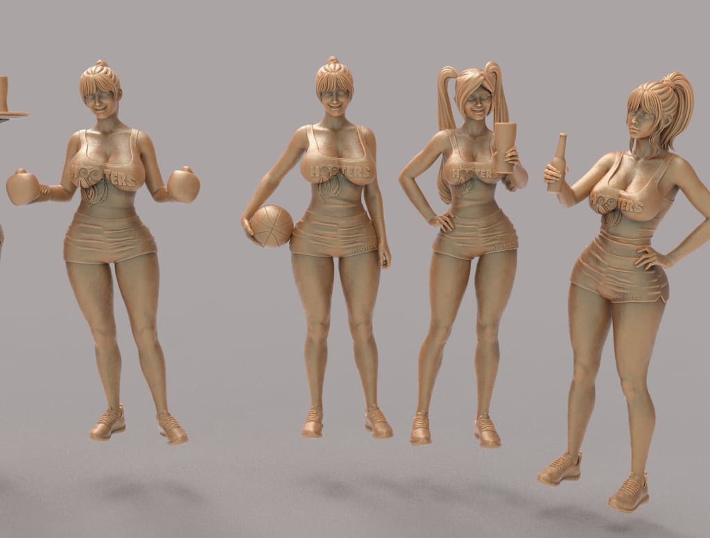 MM4282 Hooter Girls Figure