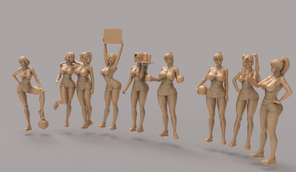 MM4282A Hooter Girls Multi Listing Figure