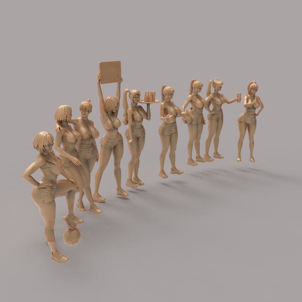 MM4282A Hooter Girls Multi Listing Figure