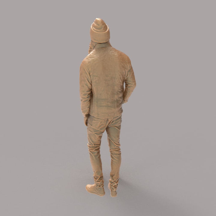 MM4284 Young Male with Beard Figure