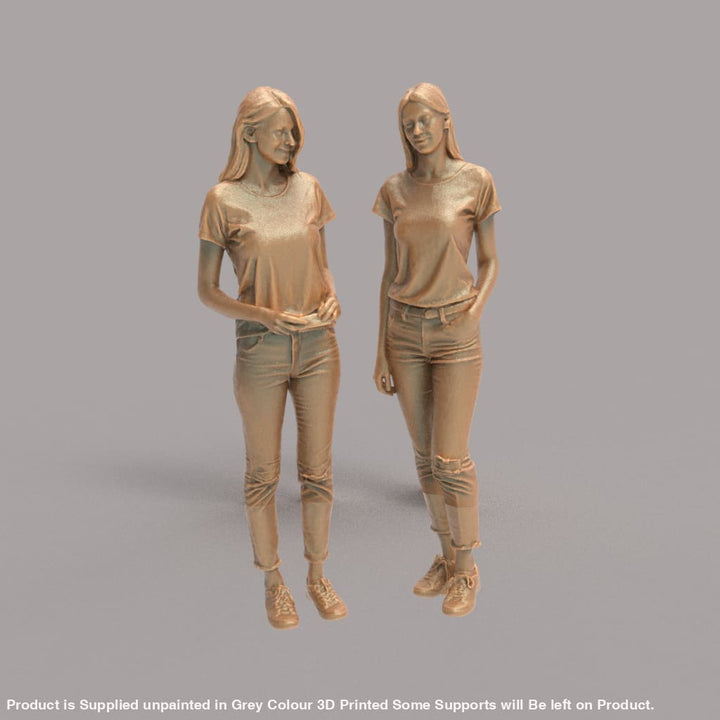 MM4294 Young Female Twins Figure