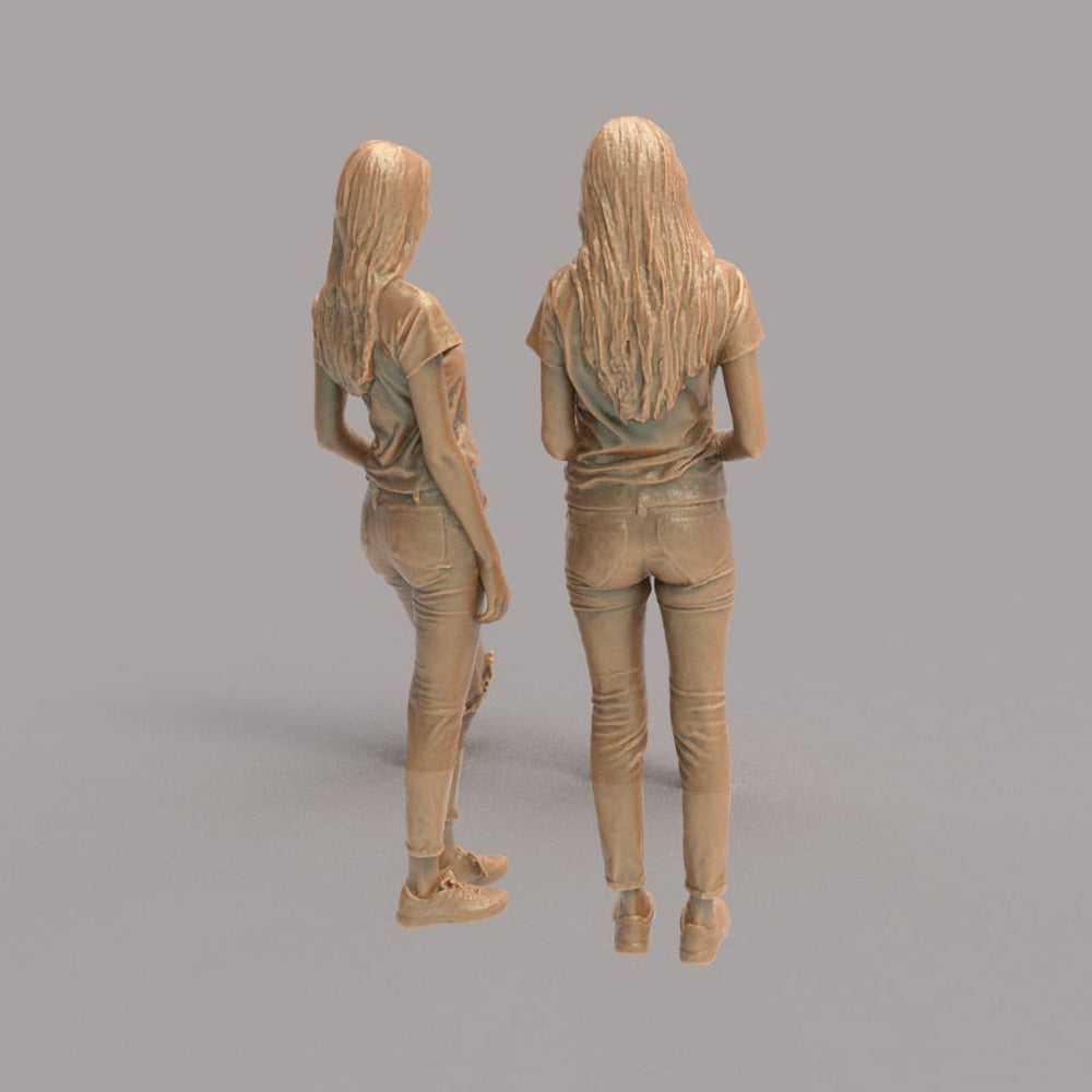 MM4294 Young Female Twins Figure