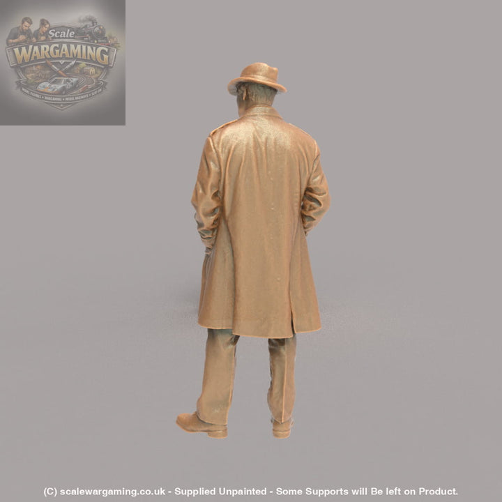 MM4302 Male in Winter Coat and Hat - Figure