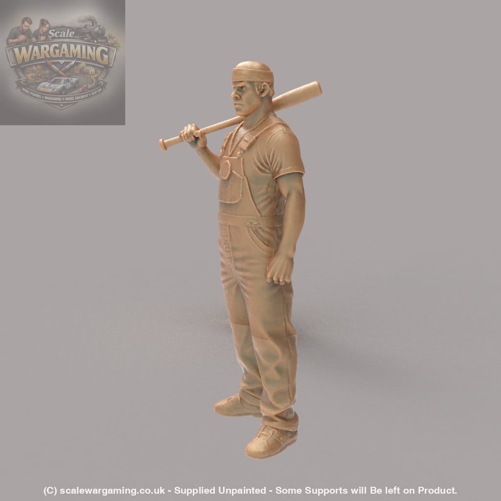 MM4317 Male with Baseball Bat - Figure