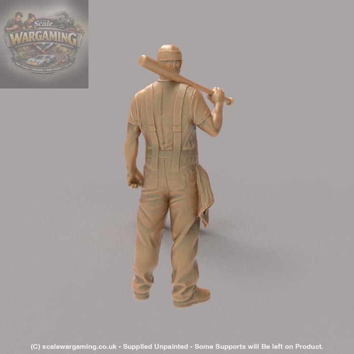 MM4317 Male with Baseball Bat - Figure