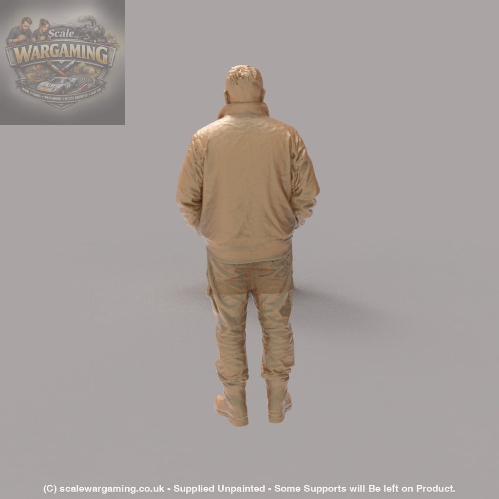 MM4319 Male Hands in Jacket Pockets - Figure