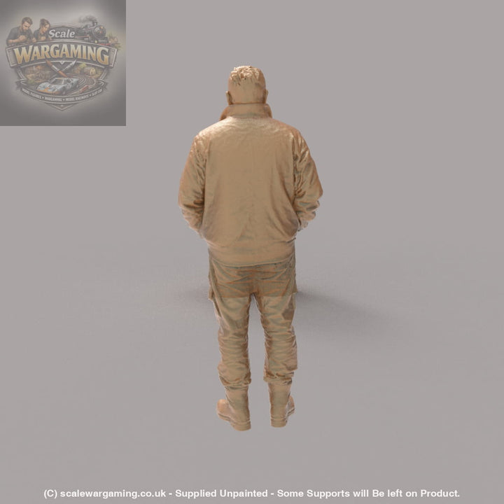 MM4319 Male Hands in Jacket Pockets - Figure