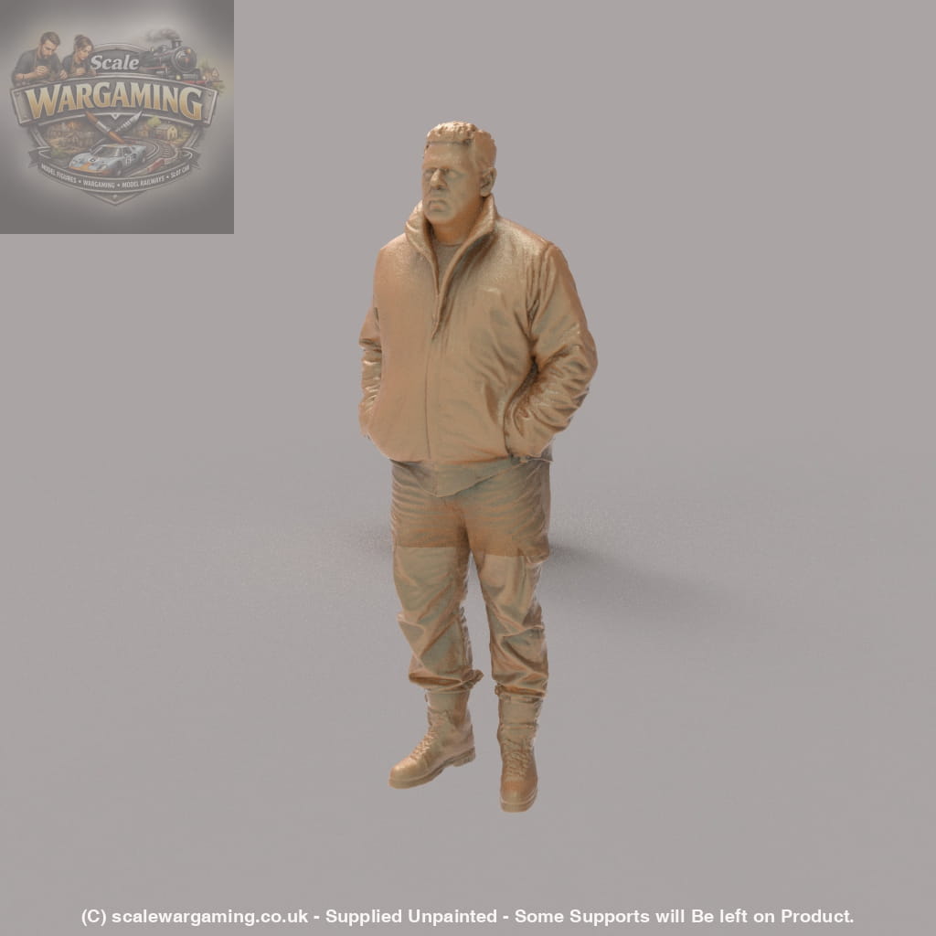 MM4319 Male Hands in Jacket Pockets - Figure