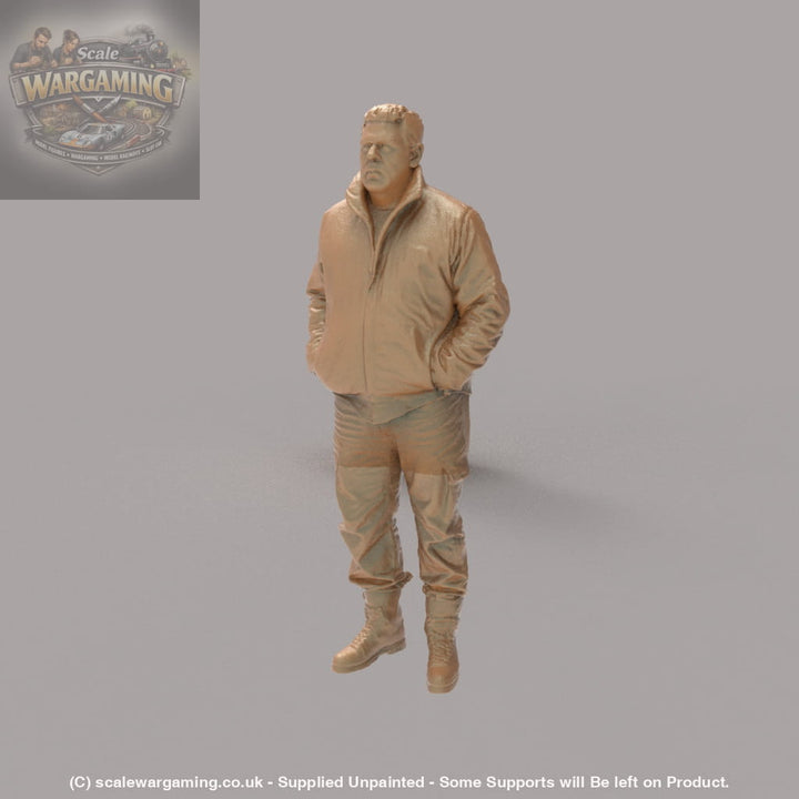 MM4319 Male Hands in Jacket Pockets - Figure