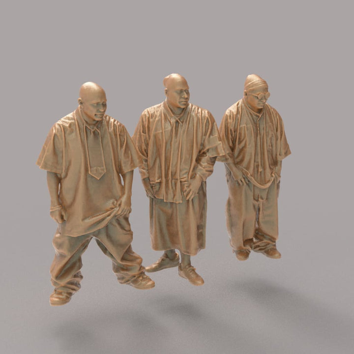 MM4321 3 Hip Hop Guys Figure