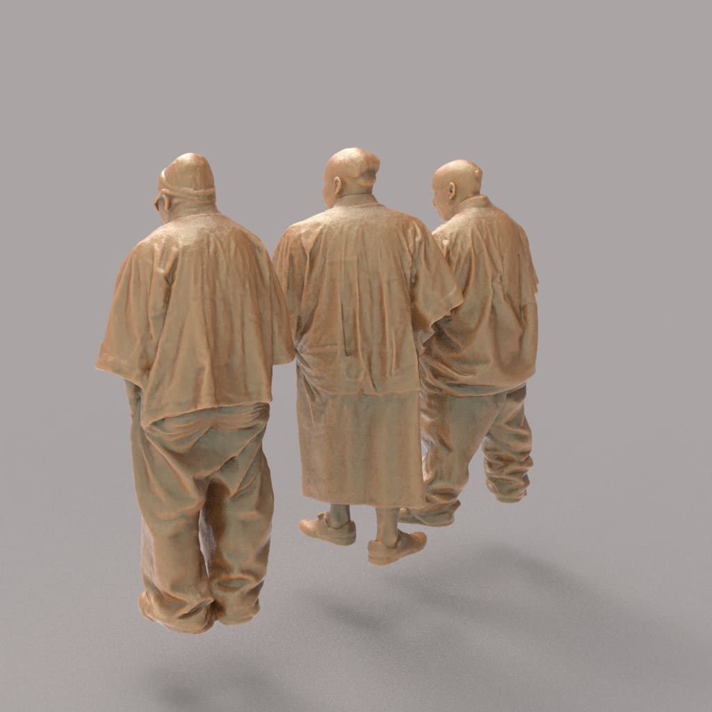 MM4321 3 Hip Hop Guys Figure