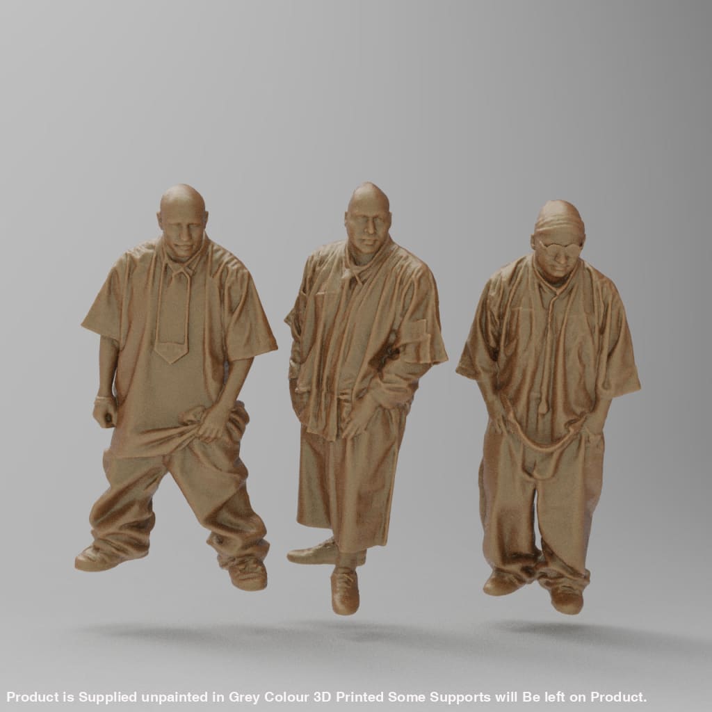 MM4321 3 Hip Hop Guys Figure