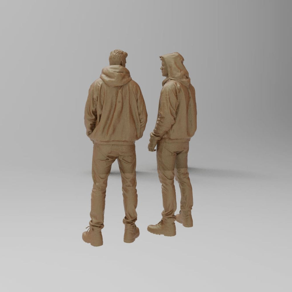 MM4326 2 Teenagers Talking Figure