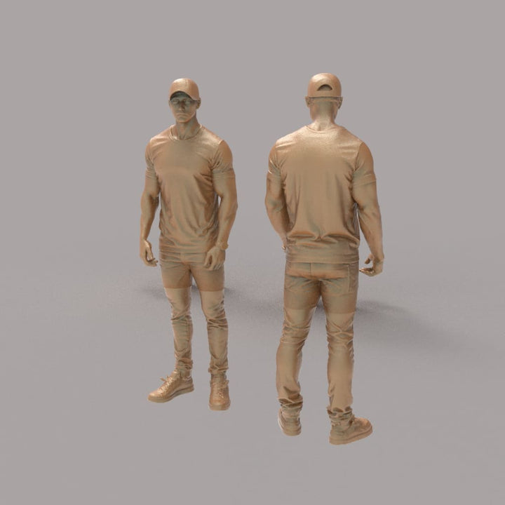 MM4327 2 Males Chatting Figure