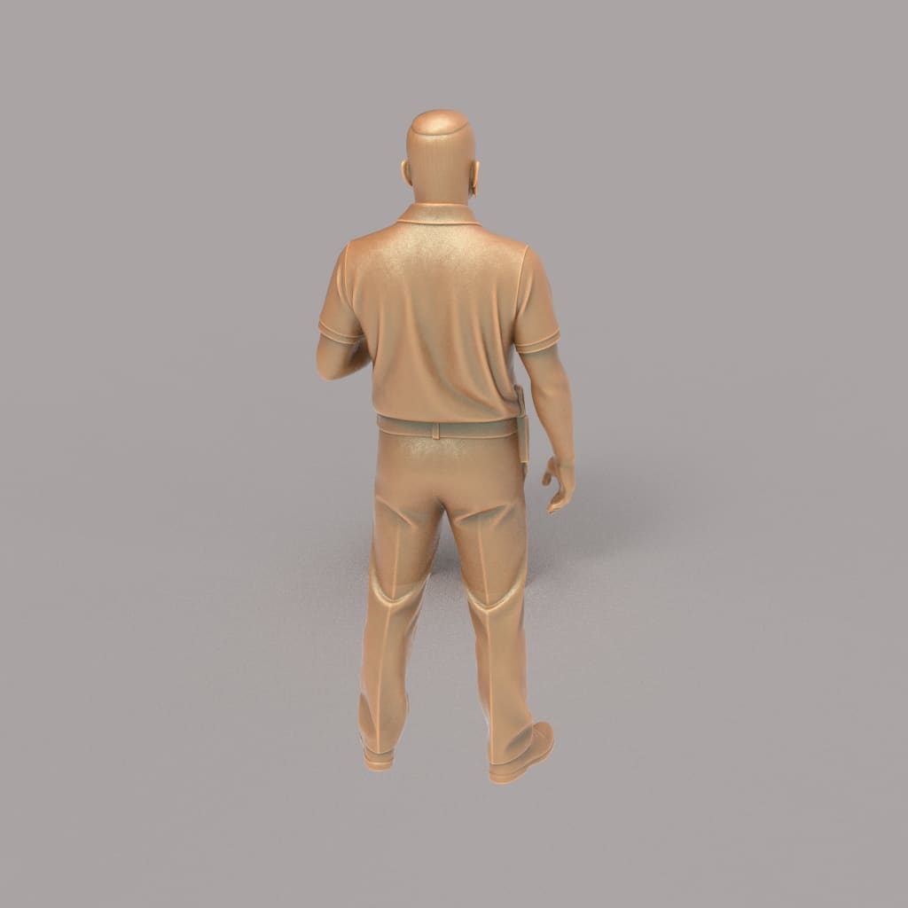 MM4331 Security Guard and Clip Board Figure