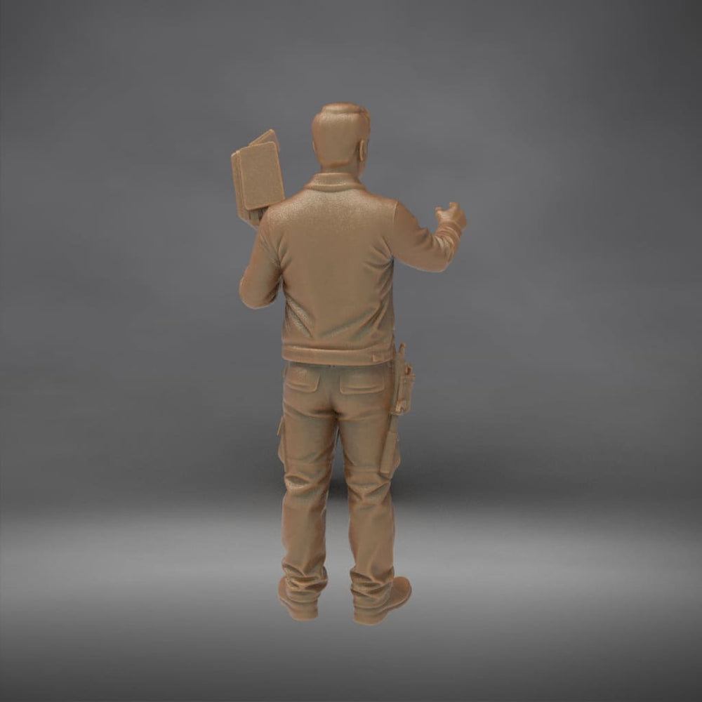 MM4337 TV News Team Lighting Engineer Figure